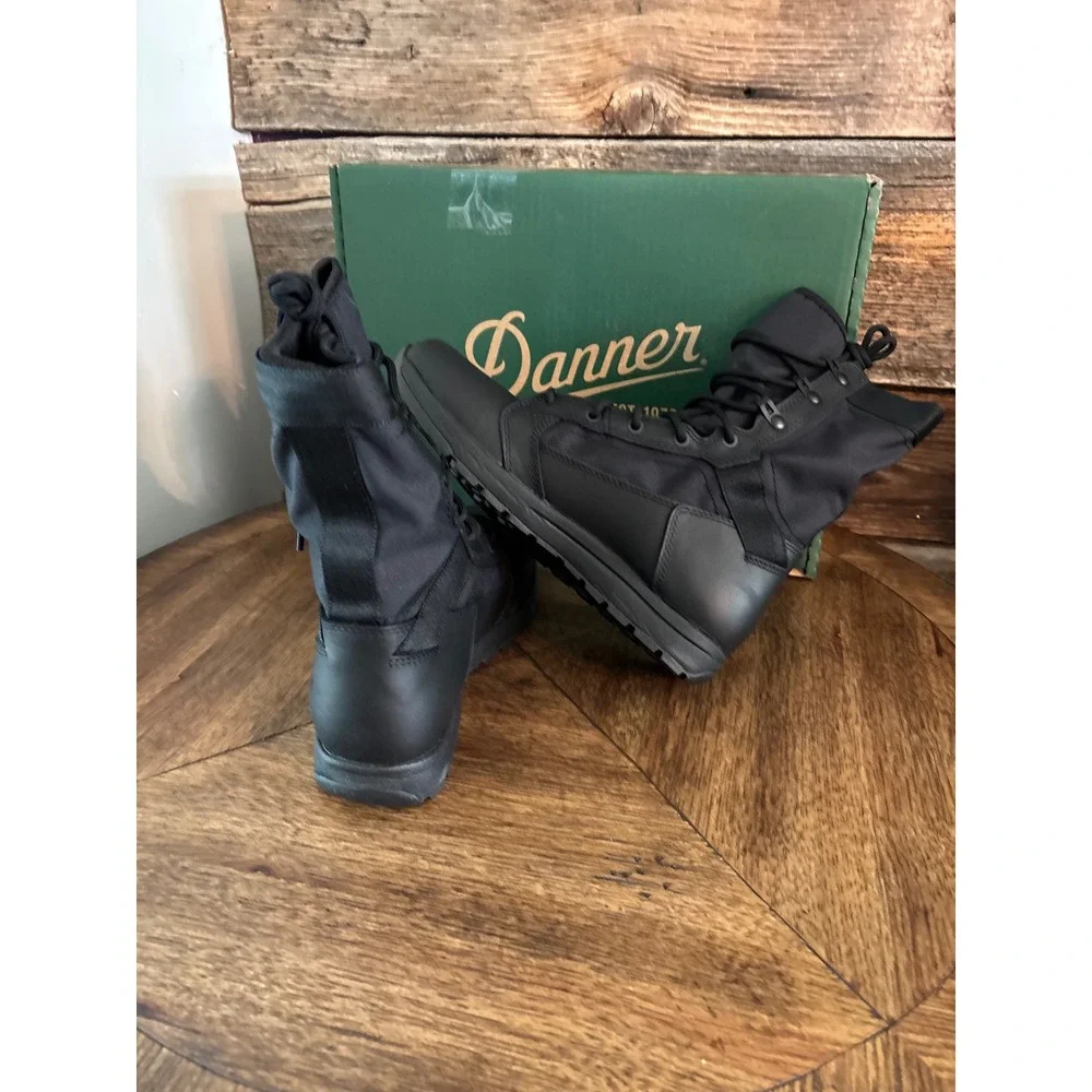 Danner Tachyon 8 Polishable Black GTX Waterproof Tactical Boots 50122 Mens 7.5